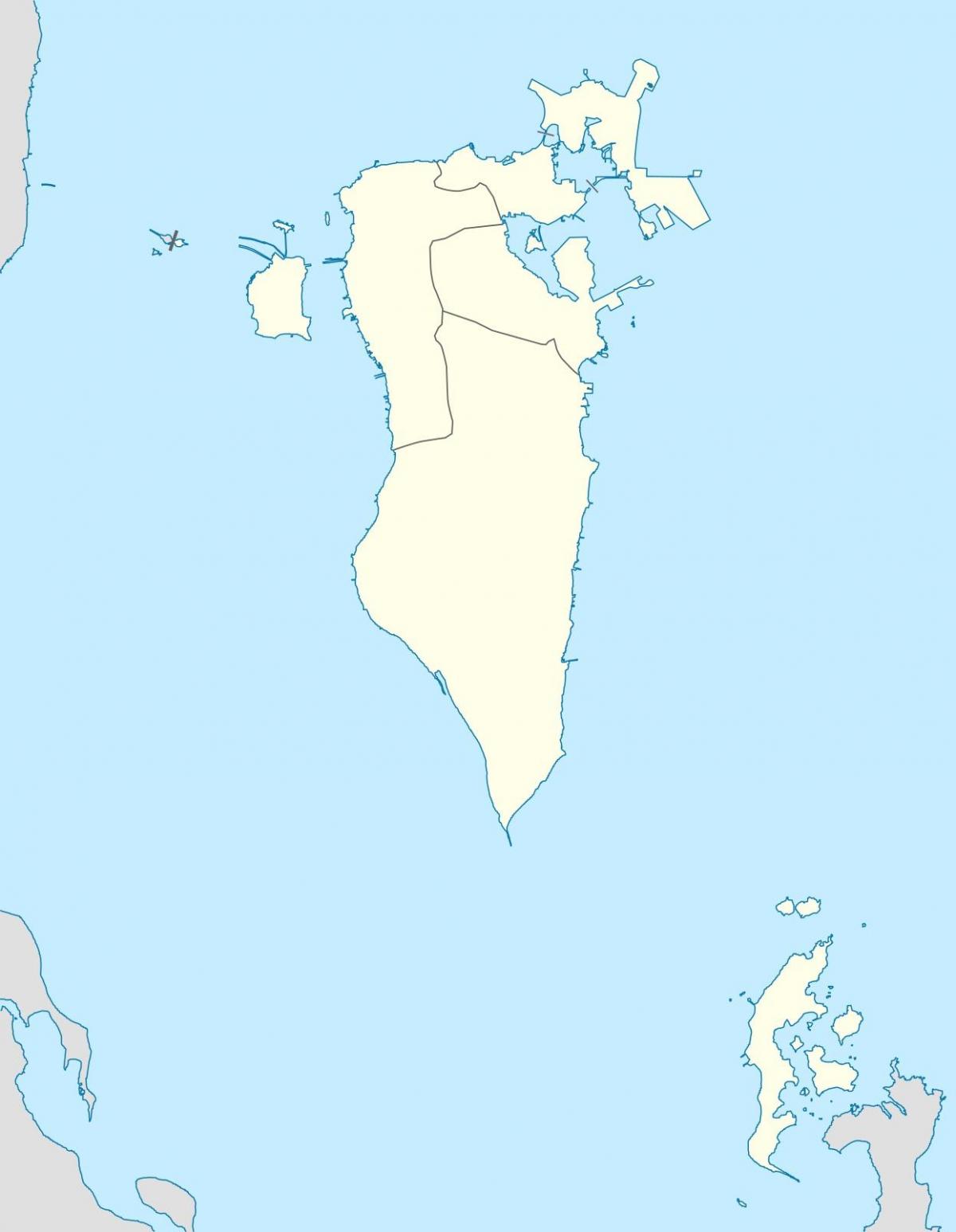 რუკა ბაჰრეინის ვექტორული რუკა